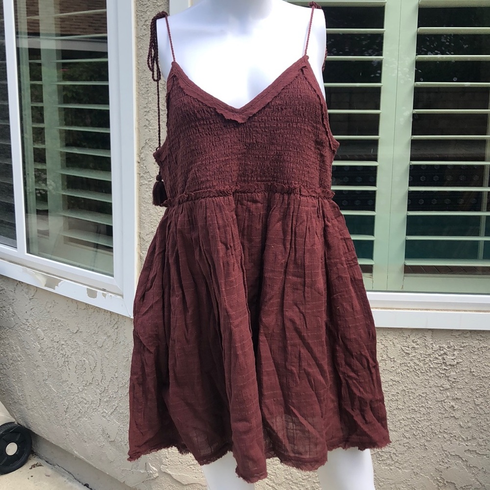 Free People Sun Drenched Mini Dress Sz XS - Picture 2 of 8